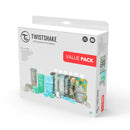 Twistshake Botellas Azul 3 + Minicup + 4 Chupetes + Cadenita + Mordedor + 6 Bags Pack