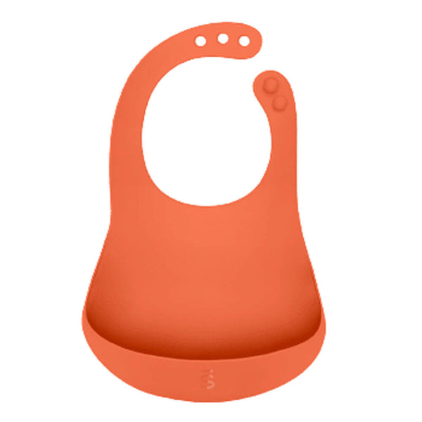 Suavinex Babero Con Bolsillo Silicona +4M Teja 179054