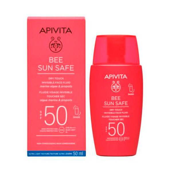 Apivita Bee Sun Safe Spf50+ Fluido Toque Seco 50 ml