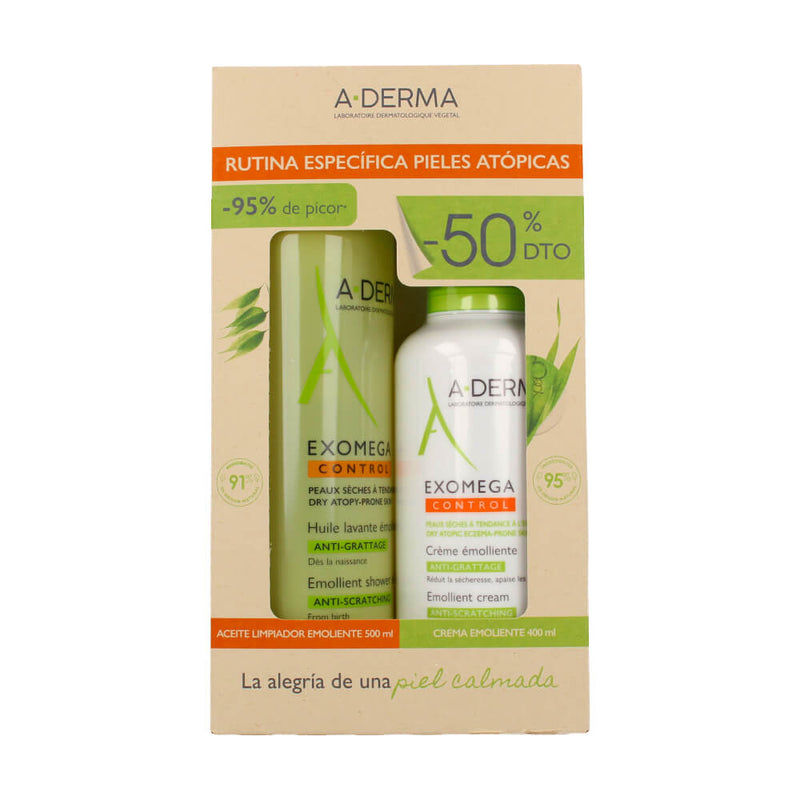 Aderma Aceite 500ml + Crema 400 ml Pack