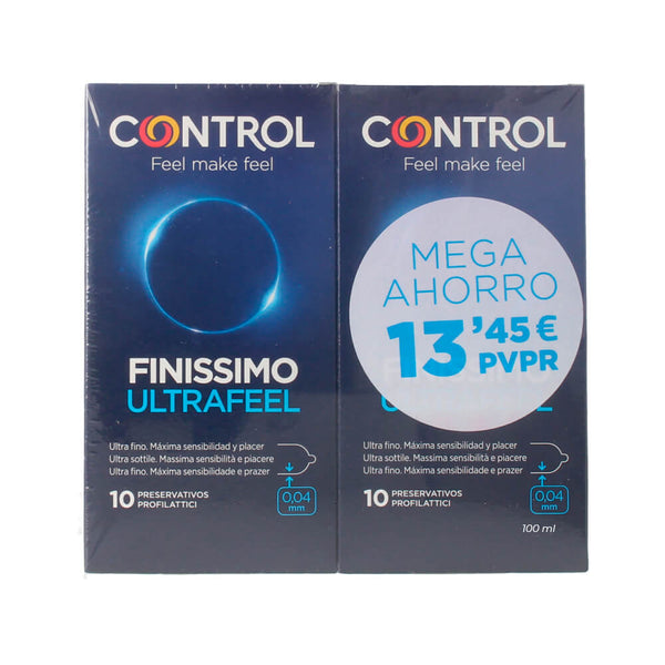 Control Preservativos Finísimo Ultrafeel 10 Unidades Duplo
