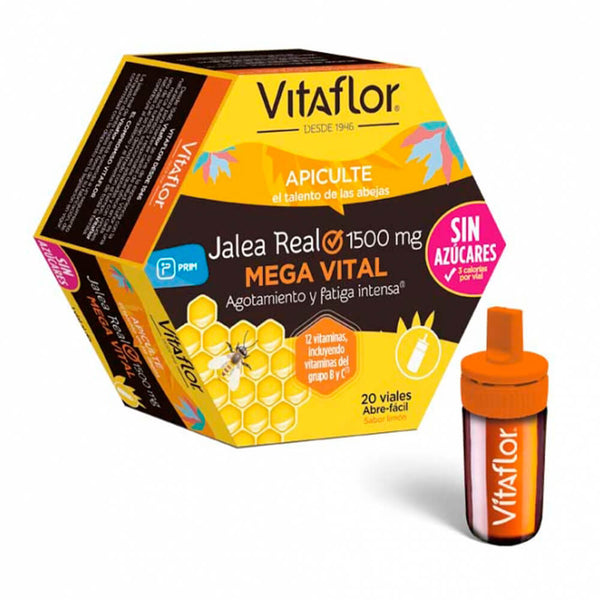 Vitaflor Jalea Real Mega Vital 20 Ampollas