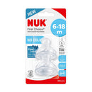 Nuk Tetina First Choice Silicona Alimento T.2 (L) 6-18M 2 Unidades