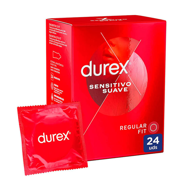 Durex Preservativos Sensitivo Suave Easy On 24 Unidades