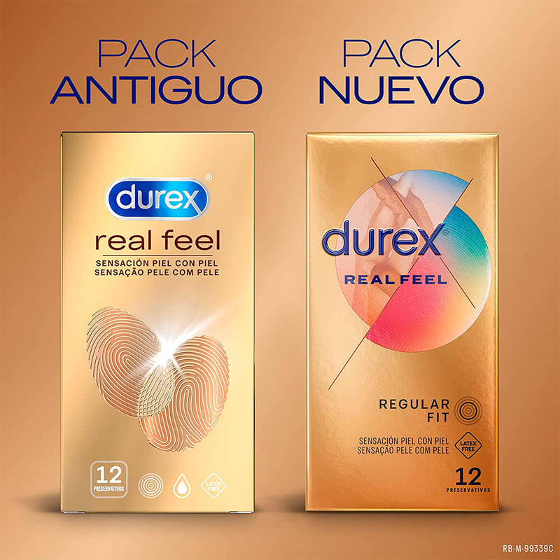 Durex Preservativos Real Feel Sin Látex 12 Unidades