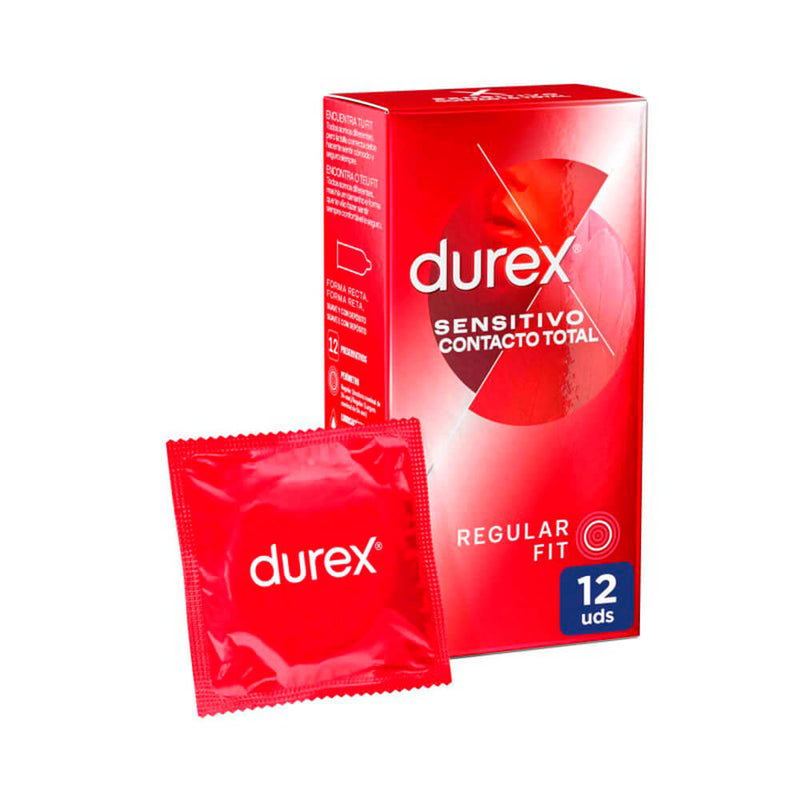 Durex Preservativos Sensitivo Contacto Total 12 Unidades Duplo