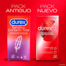 Durex Preservativos Sensitivo Contacto Total 12 Unidades Duplo