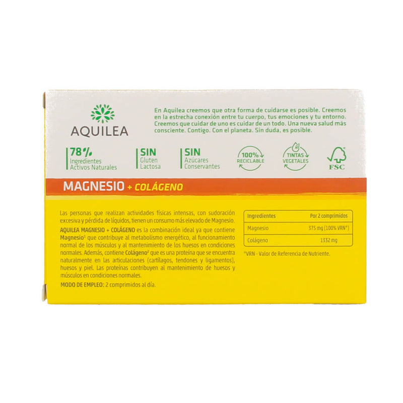 Aquilea Magnesio + Colágeno 30 Comprimidos Masticables