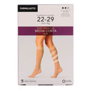 Farmalastic Media Corta Normal Beige Talla Reina Plus