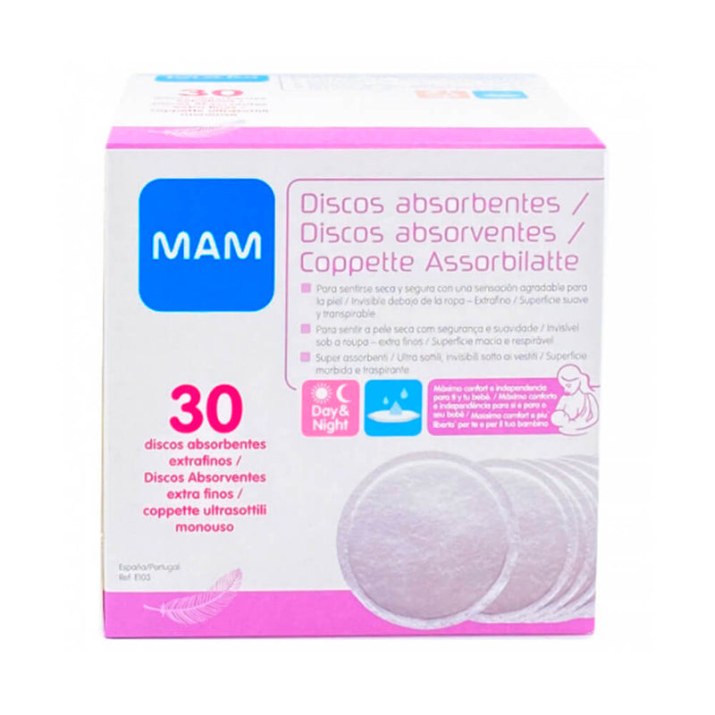 Mam Discos Absorbentes Lactancia 30 Discos