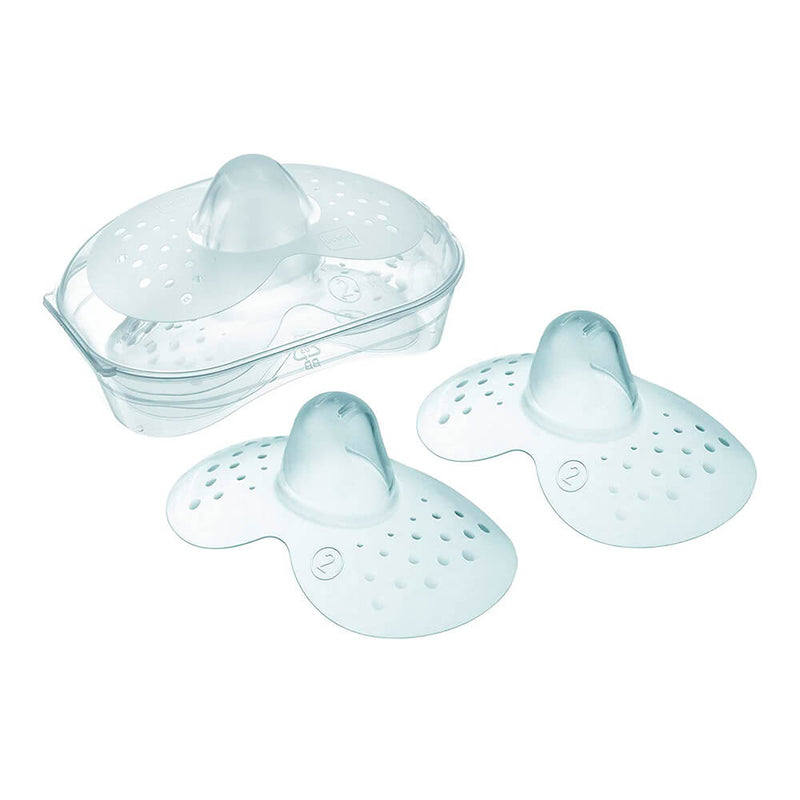 Mam Nipple Shields Pezonera Silicona  2U Talla Pequeña