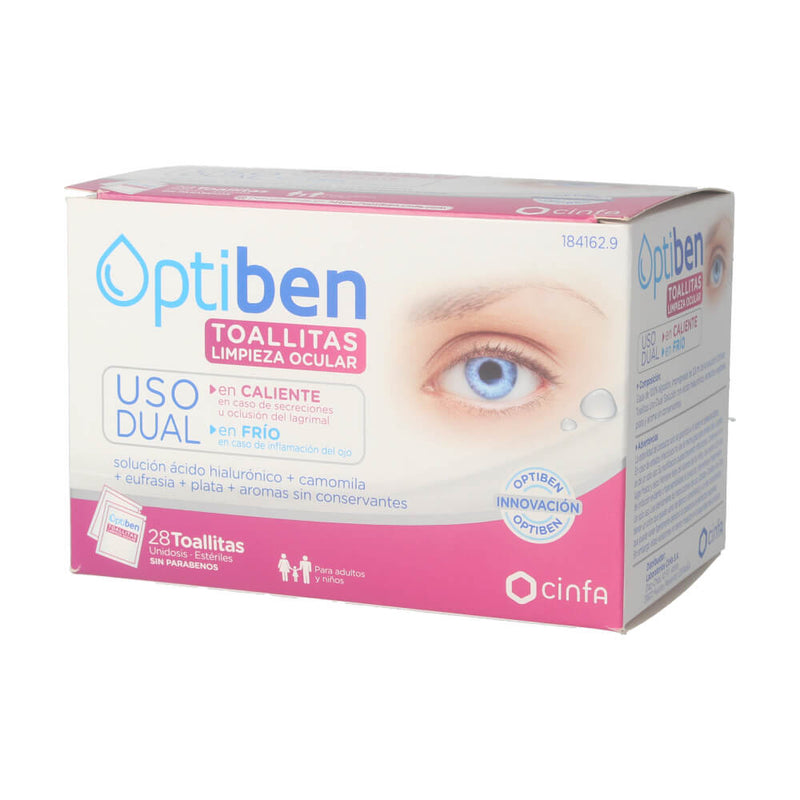 Optiben Toallitas Uso Dual 28 Unidades