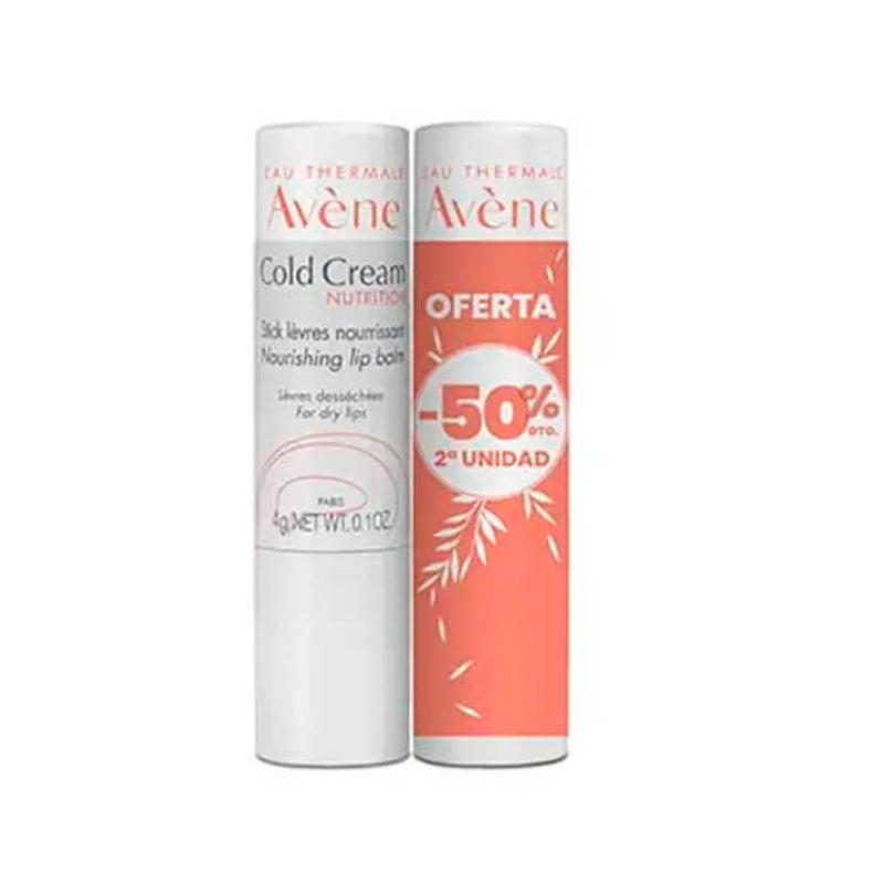 Avene Cold Cream Stick Labial Nutritivo Duplo