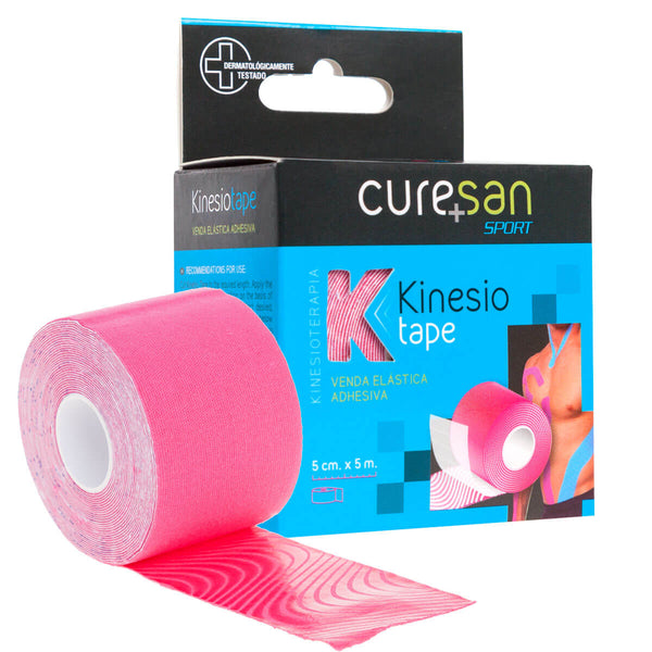 Curesan Kinesiotape 1 Unidad 5 M X 5 Cm Color Rosa
