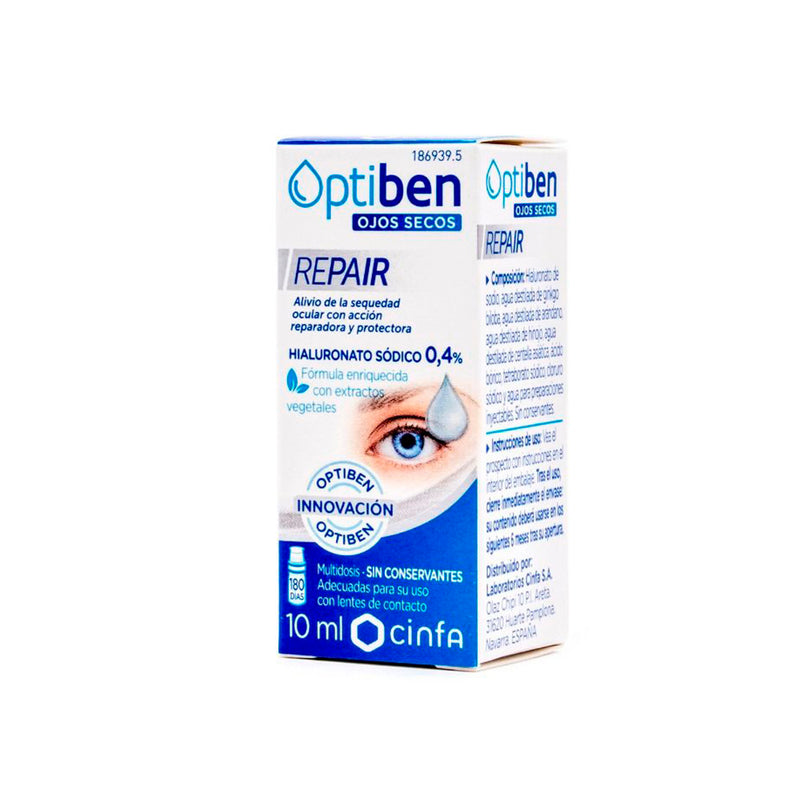 Optiben Ojos Secos Repair Colirio 10 ml