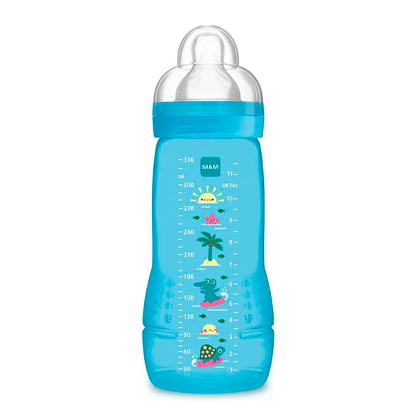 Mam Easy Active Baby Bottle Biberón Azul 330 ml 4M+