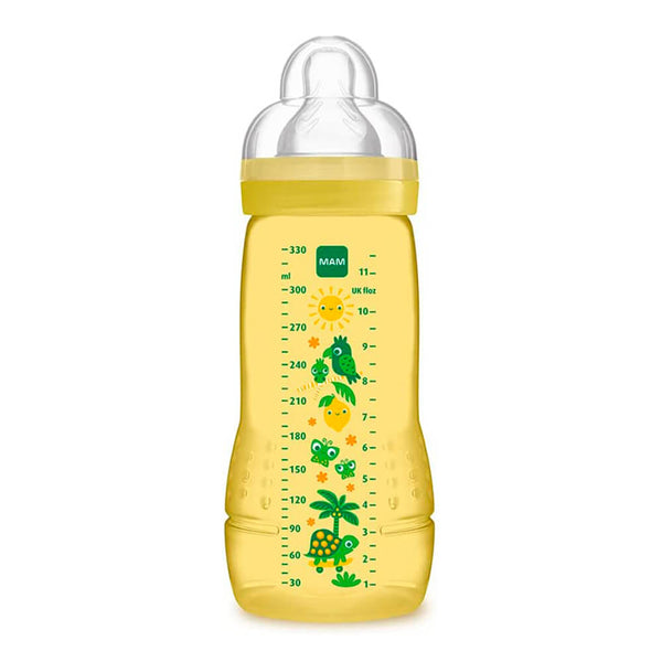 Mam Easy Active Baby Bottle Biberón Amarillo 330 ml 4M+