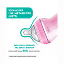 Chicco Biberón Silicona Natural Feeling Rosa +2M 250 ml