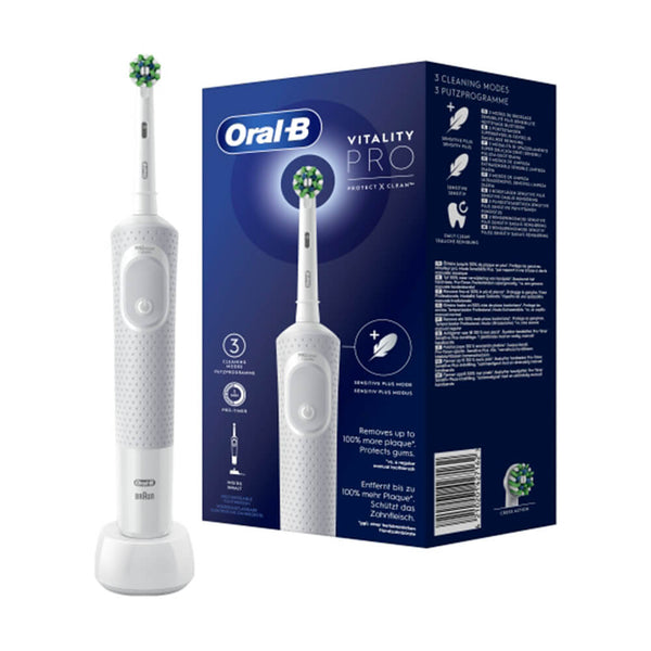 Oral-B Vitality Pro Cepillo Dental Eléctrico + 2 Recambios Blanco