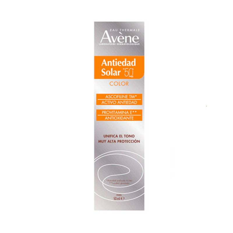 Avene Solar Spf50+ Antiedad Con Color 50 ml