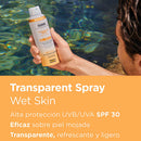 Isdin Fotoprotector Wet Skin Transparent Spray Spf30 250 ml