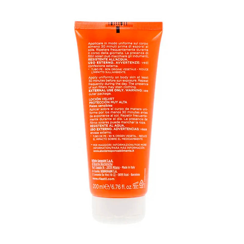 Rilastil Sun System Spf50+ Loción Velvet 200 ml