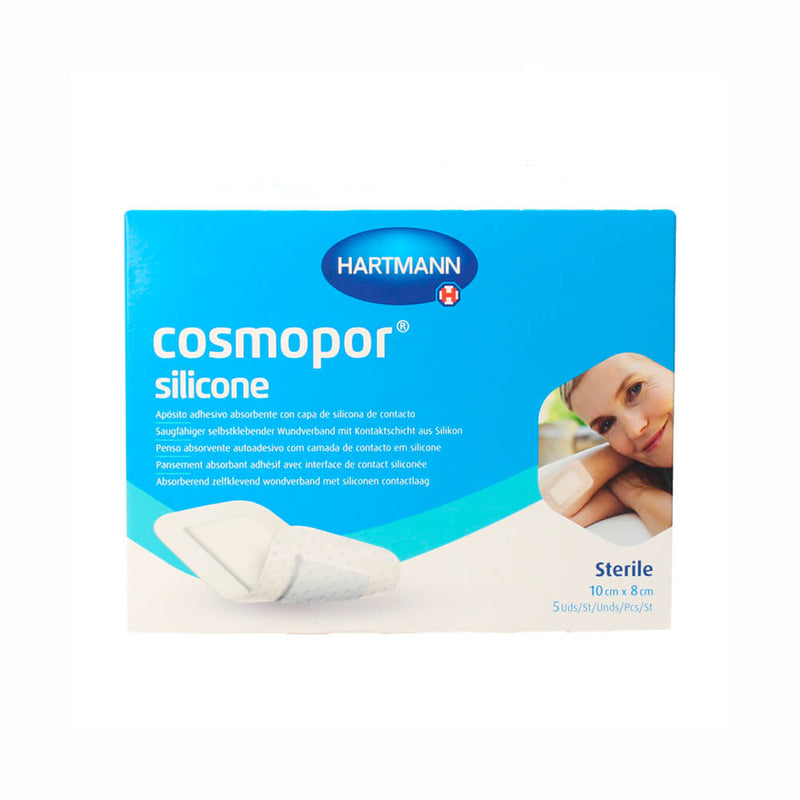 Cosmopor Silicone Apósito Estéril 5 Unidades 10 cm X 8 cm