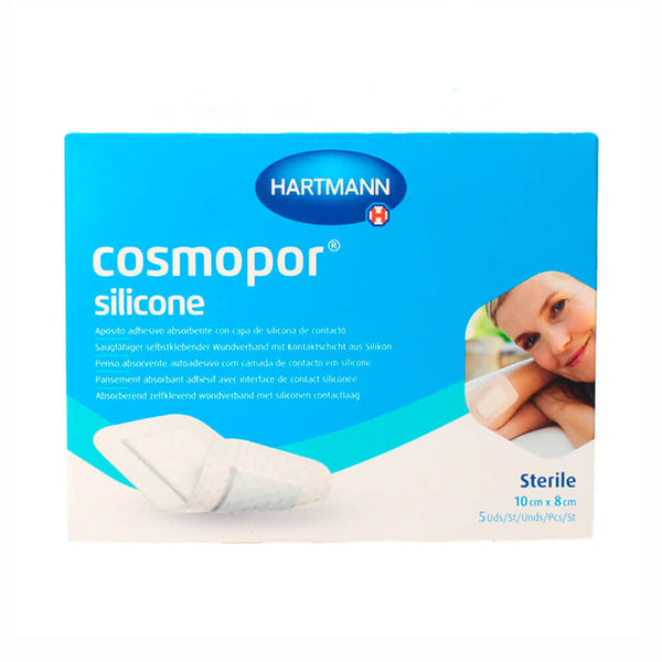 Cosmopor Silicone Apósito Estéril 5 Unidades 10 cm X 8 cm