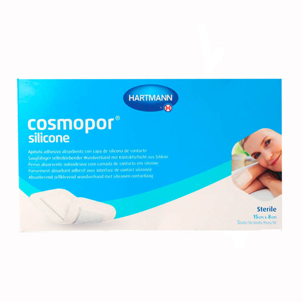 Cosmopor Silicone Apósito Estéril 5 Unidades 15 cm X 8 cm