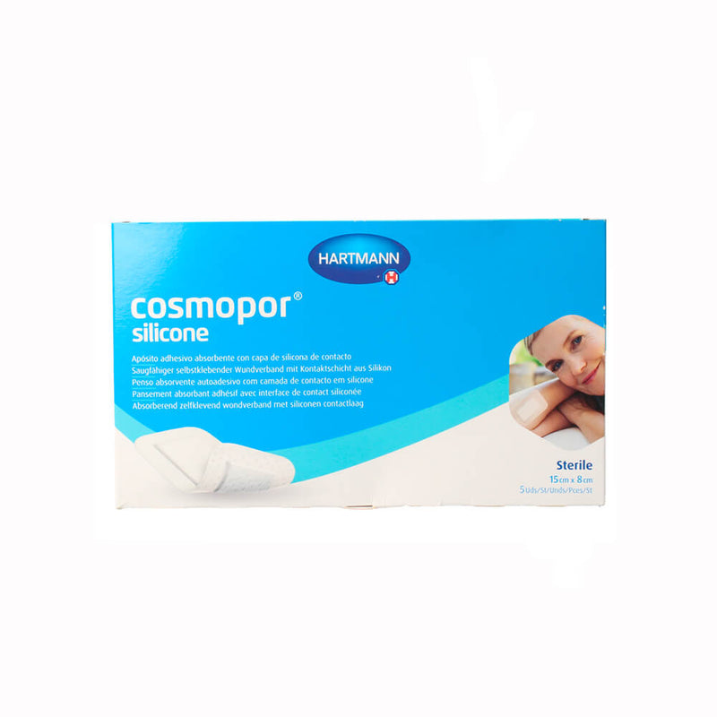 Cosmopor Silicone Apósito Estéril 5 Unidades 15 cm X 8 cm