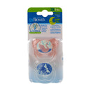 Dr. Browns Chupete Prevent Silicona Nocturno Rosa 0-6M 2U