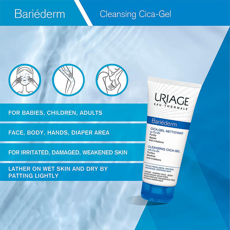 Uriage Bariederm Cica Gel Limpiador 200Ml