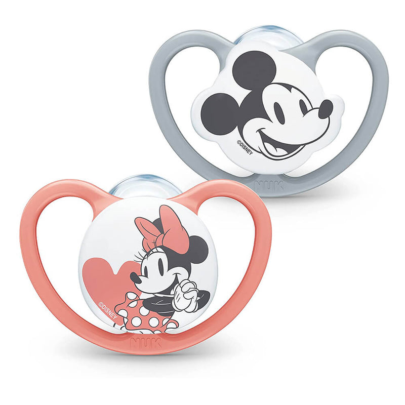 Nuk Chupete Mickey Rosa Silicona 0-6M