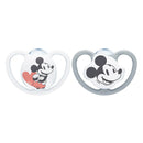 Nuk Chupete Mickey Blanco Silicona 6-18M