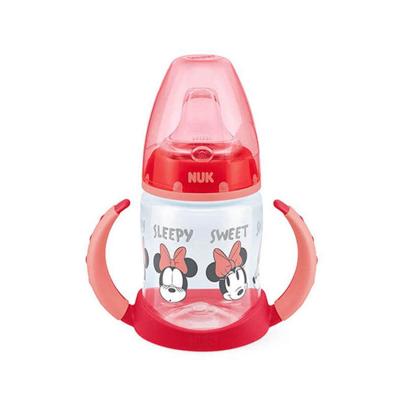 Nuk Biberón Vaso Aprendizaje Mickey Rojo Silicona 6-18M