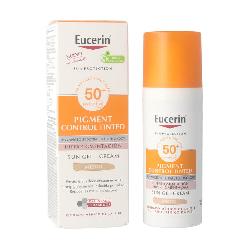Eucerin Sun Protection 50+ Pigment Control Color Medio 50 ml