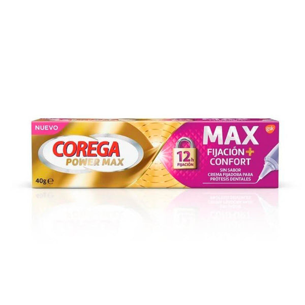 Corega Power Max Fijación + Confort Sin Sabor 70 gr