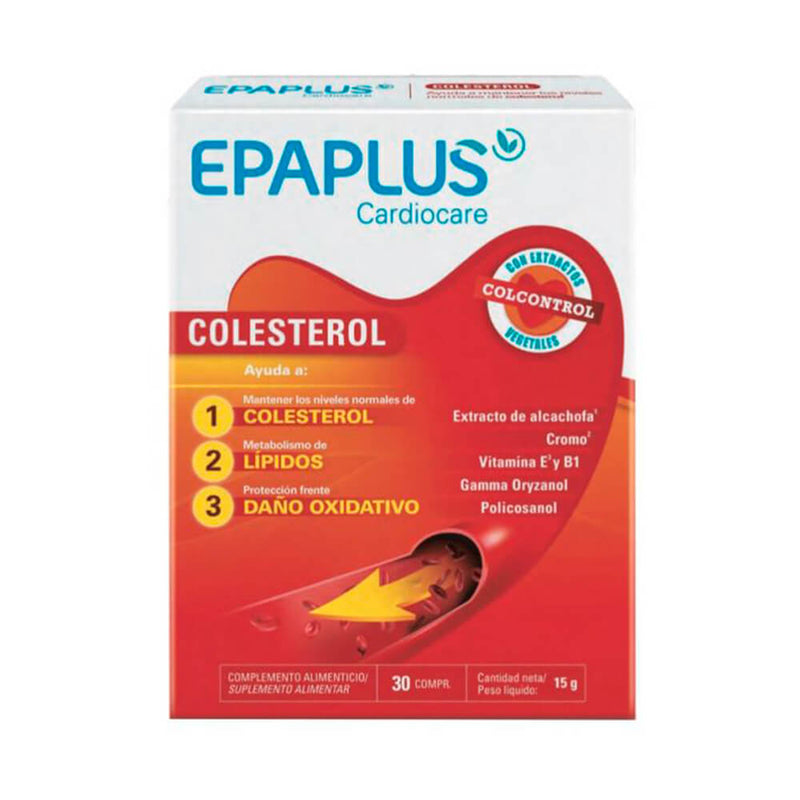 Epaplus Cardiocare Colesterol 30 Comprimidos