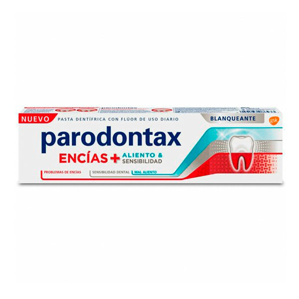Parodontax Encías + Aliento Y Sensibilidad Blanqueante 75 ml