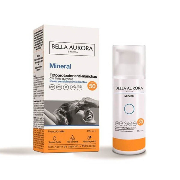 Bella Aurora Mineral Fotoprotector Anti-Manchas Spf 50 50 ml