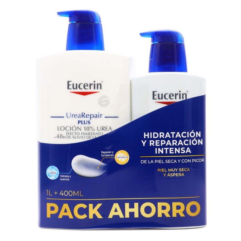 Eucerin Urearepair Plus Loción 10% 1 + Regalo 400 ml Pack