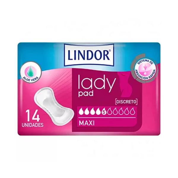 Lindor Lady Pad Maxi 14 Unidades