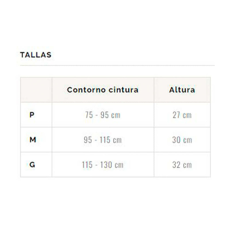 Farmalastic Faja Algodón Velcro Beige Talla Pequeña
